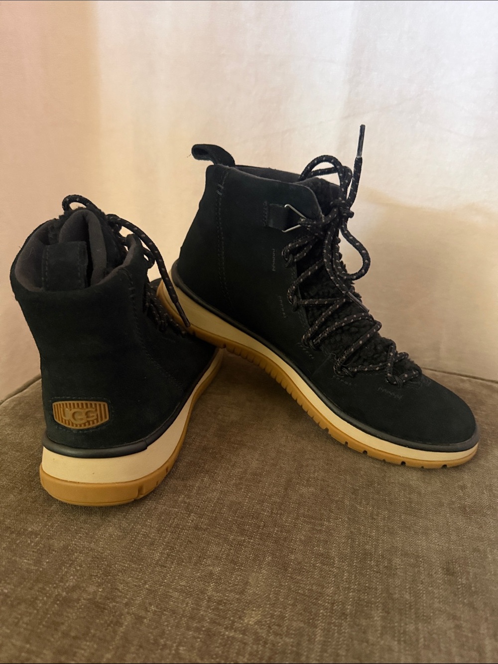UGG Lakesider Heritage suede lace up boots